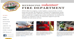 Desktop Screenshot of mendocinofire.com