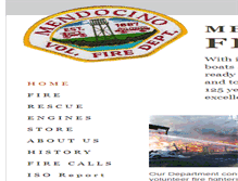 Tablet Screenshot of mendocinofire.com